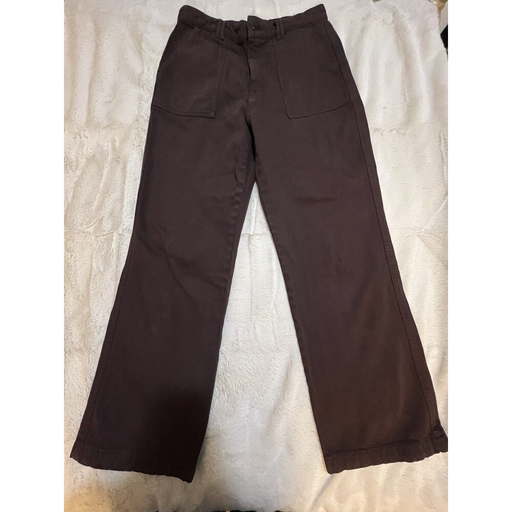 Brown Zara Straight Leg Jeans Size L